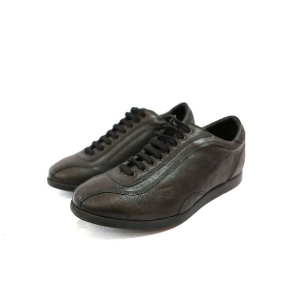 Kiton Other - Kiton Leather Lace-Up Sneakers